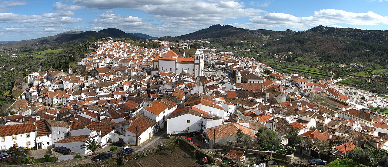 Panorámica de Castelo de Vide en la Raya portuguesa